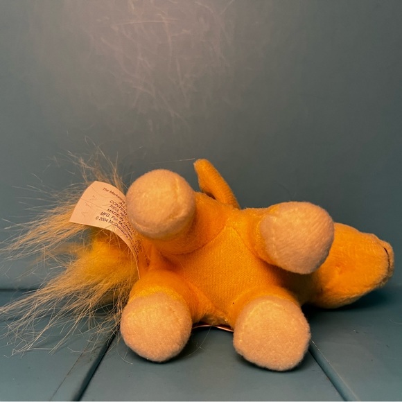 Neopets 2004 McDonald's Happy Meal Toy - Yellow Uni Plushie - Picture 3 of 6
